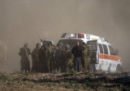 اصابة 4 جنود اسرائيليين جراء انقلاب جيب اسرائيلي شمال رام الله