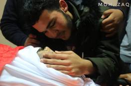 صور : تشييع جثمان الشهيد الصحفي احمد أبو حسين