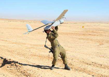 سقوط طائرة استطلاع إسرائيلية في نابلس