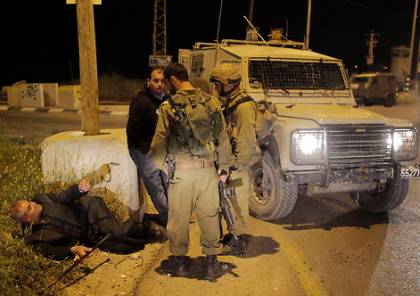 اصابة جندي خلال اقتحام الاحتلال مخيم بلاطة واعتقال 13 مواطنا في الضفة