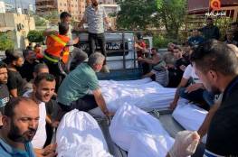 45 شهيدا يصلون مستشفى شهداء الأقصى