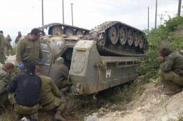مقتل جندي اسرائيلي بانقلاب دبابة