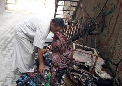 نجاة أسرة في البريج من الموت بسبب حريق ناتج عن ماس كهربائي 