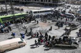 نزوح جماعي عن دوما وآلاف يهجرون من الغوطة لإدلب