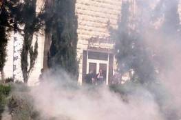 إصابات بالاختناق خلال مواجهات مع الاحتلال بمحيط جامعة القدس في أبو ديس