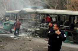 عشرات القتلى والجرحى في انفجار حافلة تنقل جنودا وسط تركيا