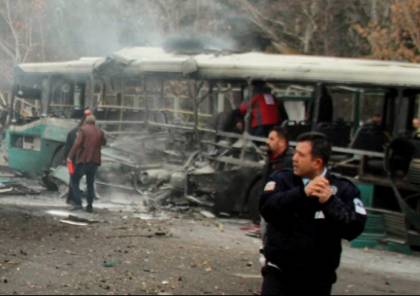 عشرات القتلى والجرحى في انفجار حافلة تنقل جنودا وسط تركيا
