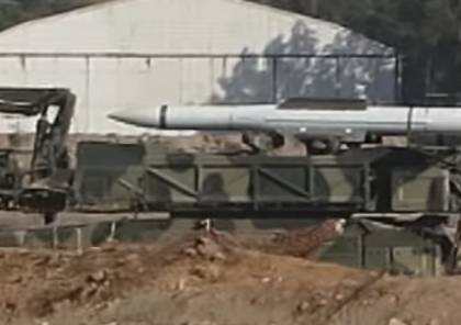 بالفيديو.. عربة "بوك" الصاروخية تجوب مطار المزة في دمشق بعد العدوان