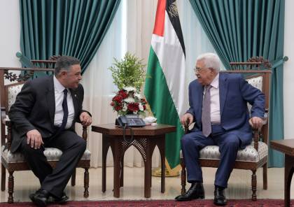 الرئيس عباس يستقبل وفد المخابرات العامة المصرية