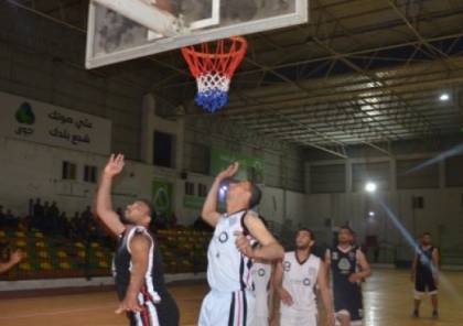 غزة الرياضي لنصف نهائي كأس السلة