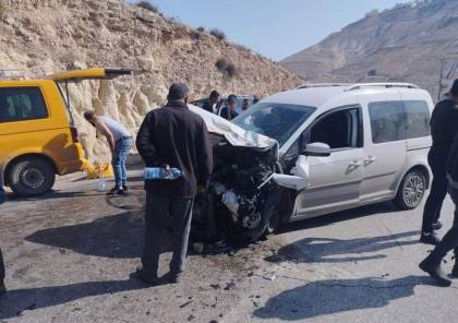 بيت لحم: 12 مصاباً بحادث سير في طريق وادي النار