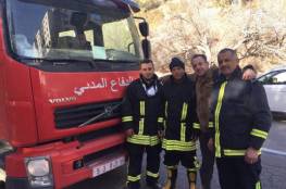 صور.. إسرائيليون يكتبون: "رجال الإطفاء الفلسطينيون شجعان"