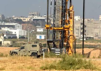 إعلام إسرائيلي: اكتمال بناء الجدار المخصص لمحاربة الأنفاق على حدود قطاع غزة