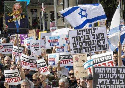 تظاهرة حاشدة في تل أبيب تطالب نتنياهو بالرحيل