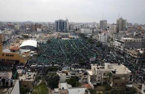 مهرجان حماس لتكريم الشهداء في غزة