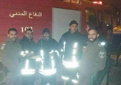 صورة: إسرائيل تحجب دور طواقم الإطفاء الفلسطينية في السيطرة على الحرائق