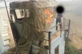 فيديو : مشاهد قوية لشبان يحرقون معدات وأبراج اسرائيلية شرق غزة وعودتهم بسلام