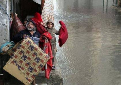 مصرع شاب وغرق عشرات المنازل بسبب الأمطار الغزيرة شرق مدينة غزة