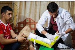 غزة: شبان فلسطينيون يطلقون مبادرة طبية لتضميد آلام جرحي مسيرة العودة