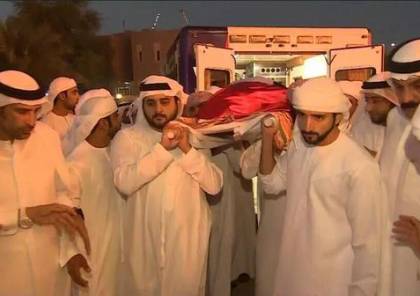 بالصور… تشييع جثمان نجل حاكم دبي  الشيخ راشد بن محمد ال مكتوم