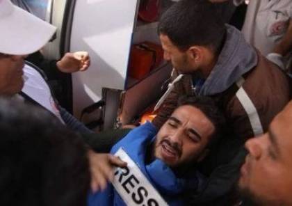 إصابة 3 صحفيين خلال تغطيتهم المظاهرات شرق غزة