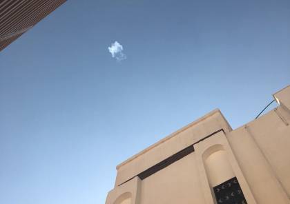 صور: قوات التحالف العربي تعترض صاروخا باليستيا في سماء الرياض