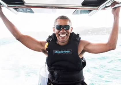 فيديو و صور جديدة .. ماذا يفعل «أوباما» بعد ترك البيت الأبيض  