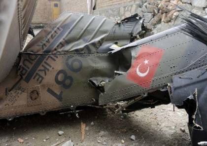 مقتل 12 جنديا بتحطم مروحية عسكرية جنوب شرقي تركيا