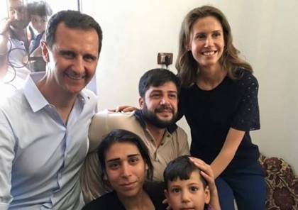 الأسد وزوجته يزوران جرحى الجيش بحمص (صور وفيديو)