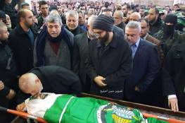 شاهد الصور : حماس تشيع جثمان القائد " العلمي " في غزة