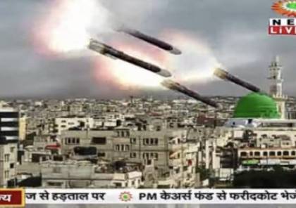 مرة اخرى ..مذيع هندي يدعو لقصف المسجد النبوي بالصواريخ الإسرائيليّة!