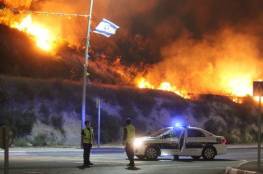 حرائق في إسرائيل تتسبب في اصابات واخلاء المدارس والمنازل