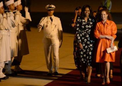 صورة: كم ثمن الحذاء الذي ارتدته زوجة العاهل المغربي في استقبال زوجة أوباما ؟