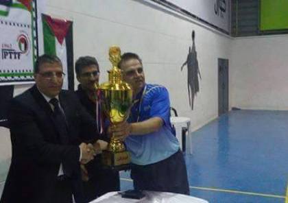 شباب الخليل بطل  فلسطين لكرة الطاولة