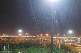  أمطار غزيرة على مكة عشية الوقوف بعرفة