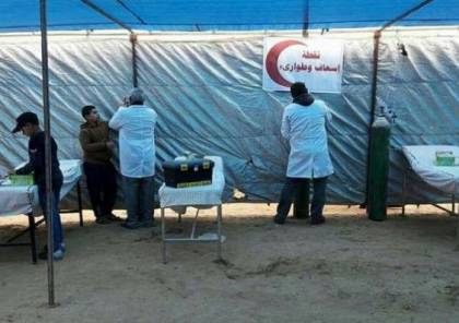 استنفار طبي.. الصحة لـ" سما": نصب خيام طبية أمام مستشفيات غزة 