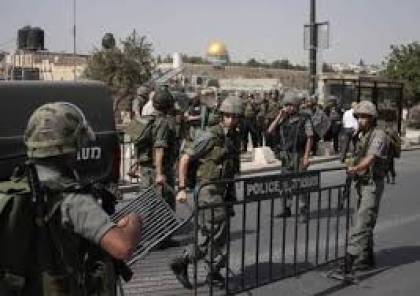 القدس المحتلة : الاحتلال يعتقل 11 مواطنا جنوب الأقصى بينهم فتاة