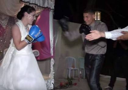 فيديو: عريس تونسي وزوجته يتبادلان اللكمات في زفافهما!