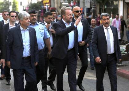الرئيس البوسني يتجول في رام الله ويتذوق الفلافل والبوظة ومناقيش الزعتر