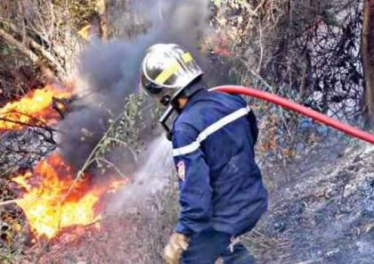 اصابة 5 مواطنين بالاختناق اثر اندلاع حريق في صوريف