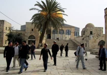 مستوطنون يقتحمون المسجد الأقصى بحماية من جنود الاحتلال