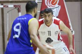 شباب البريج يتألق ويتفوق على غزة الرياضي في دوري السلة