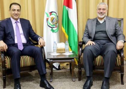 هنية يستقبل رجل الأعمال الفلسطيني عدنان مجلي ويبحثان الاوضاع في قطاع غزة