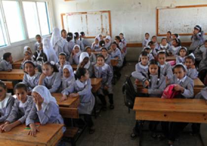 غزة : جدول الامتحانات النهائية للفصل الدراسي الأول بمدارس الأونروا
