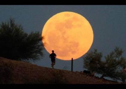 القمر الضخم يظهر في سماء فلسطين الساعة 6 مساء اليوم