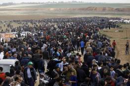 الهيئة الوطنية لمسيرة العودة تقرر تقديم المخيمات 50 مترا تجاه حدود غزة