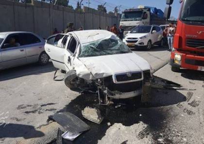 مصرع مواطنة واصابة 7 آخرين بحادث سير في برطعة شمال جنين