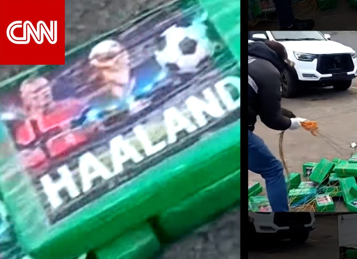 ضبط شحنة كوكايين تحمل صورة هالاند بحوالي 363 كيلوغراماً على حدود الإكوادور