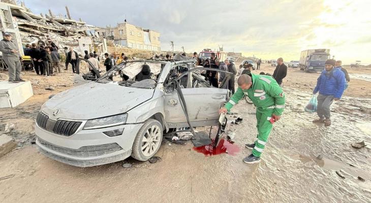 فلسطين – 11 شهيداً منذ الصباح.. 3 صحافيين استشهدوا بتفجير سيارة مفخخة وسط قطاع غزة