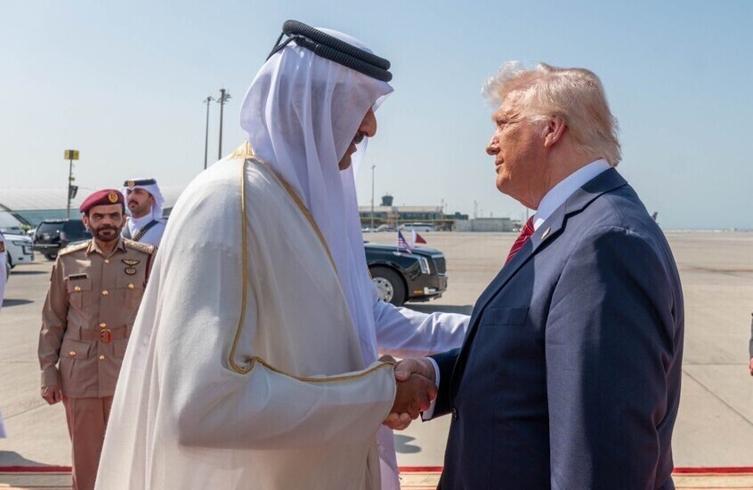 أمير قطر وترامب يستعرضان نتائج المشاورات والتفاهمات بين واشنطن وطهران